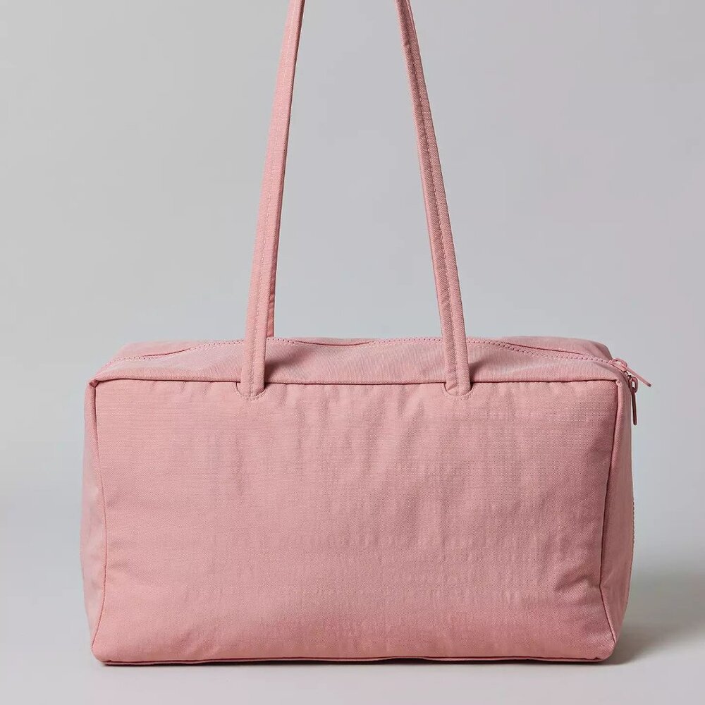 NWT Baggu Medium Nylon Bowler Bag - Rose Tan - Picture 6 of 6